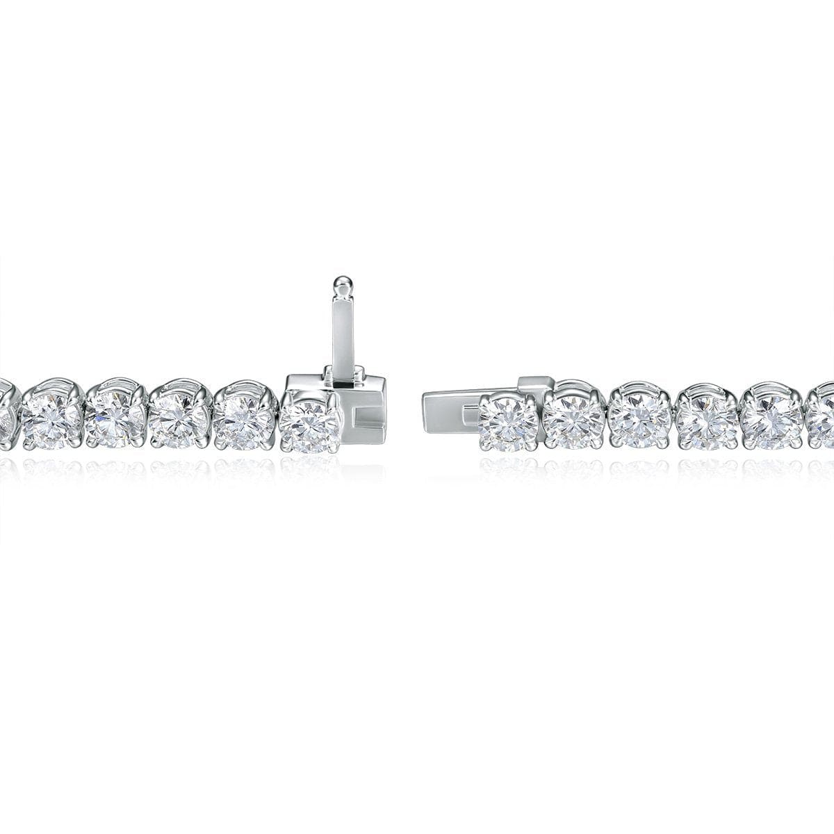 18K White Gold Diamond Tennis Bracelet