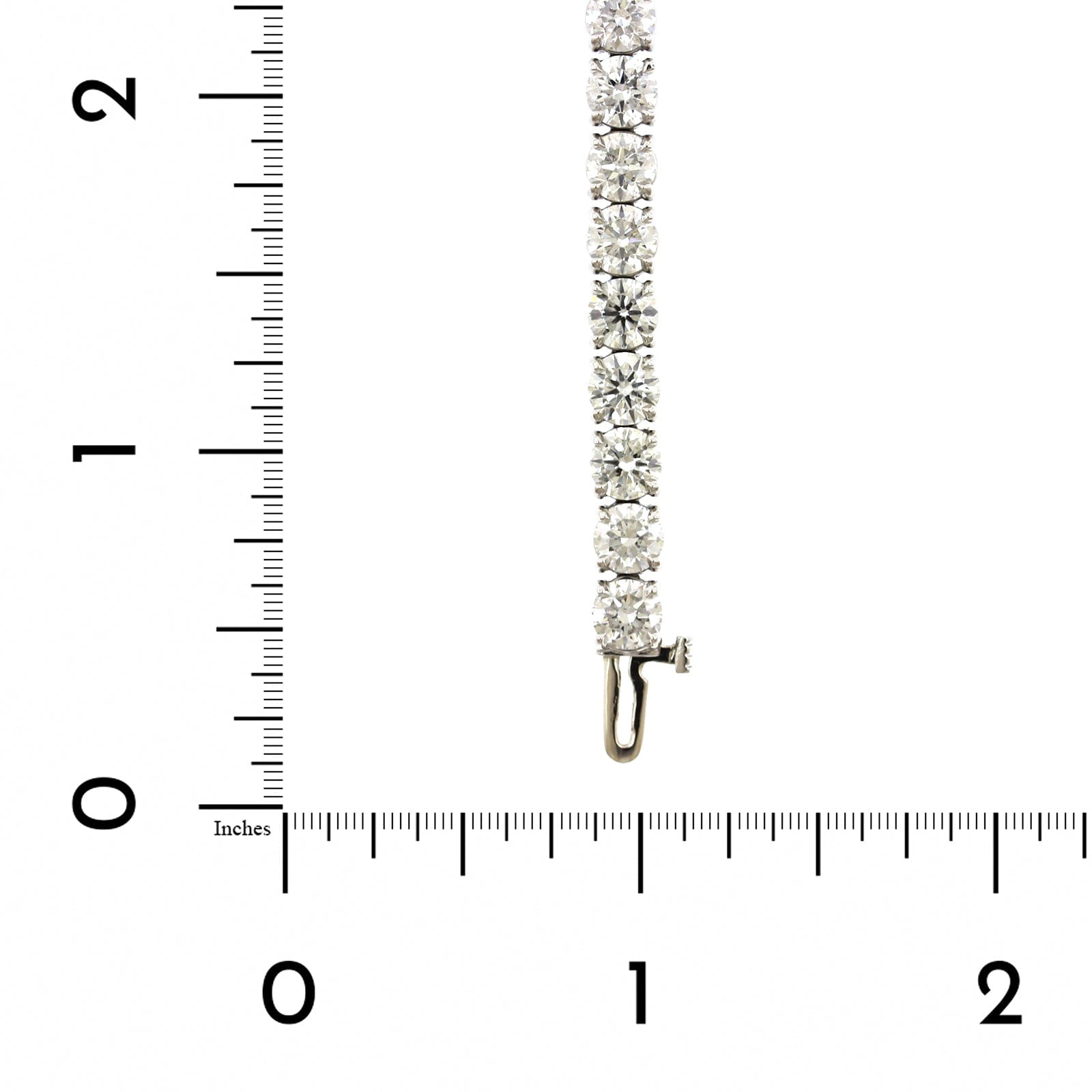 Platinum Prongset Diamond Tennis Bracelet