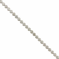 14K White Gold Diamond Tennis Bracelet