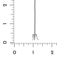 18K White Gold Pear Shape Diamond Tennis Bracelet