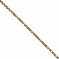 14K Yellow Gold Diamond Tennis Bracelet
