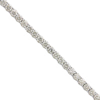 18K White Gold 4 Prong Diamond Tennis Bracelet, Longs Jewelers