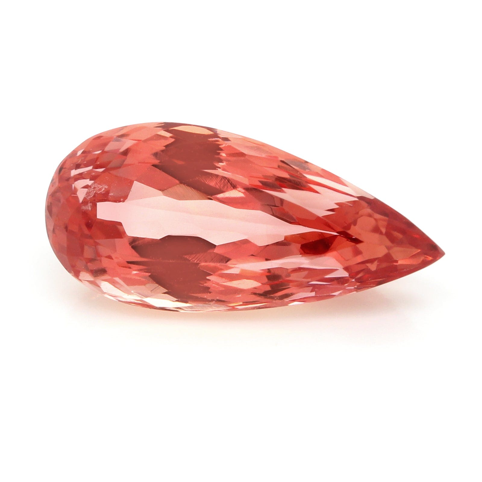 Pear Shaped Sherry Peach Topaz