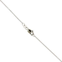 18K White Gold Yellow Topaz with Diamond Pendant