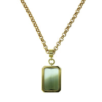 18K Yellow Gold Tourmaline Necklace