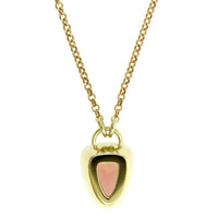 18K Yellow Gold Sherry Color Topaz Pendant