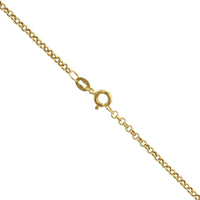 18K Yellow Gold Sherry Color Topaz Pendant