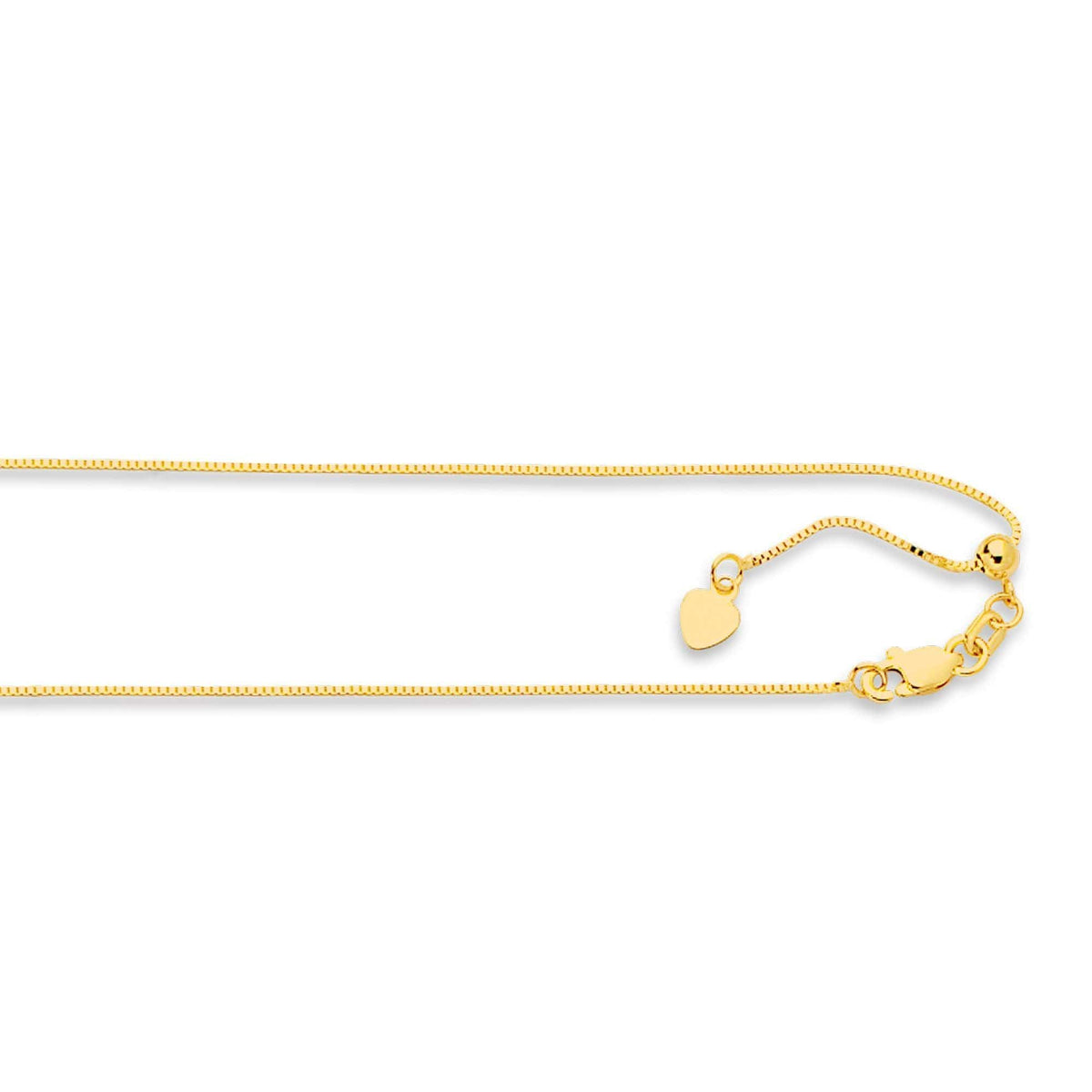 14K Yellow Gold Box Chain