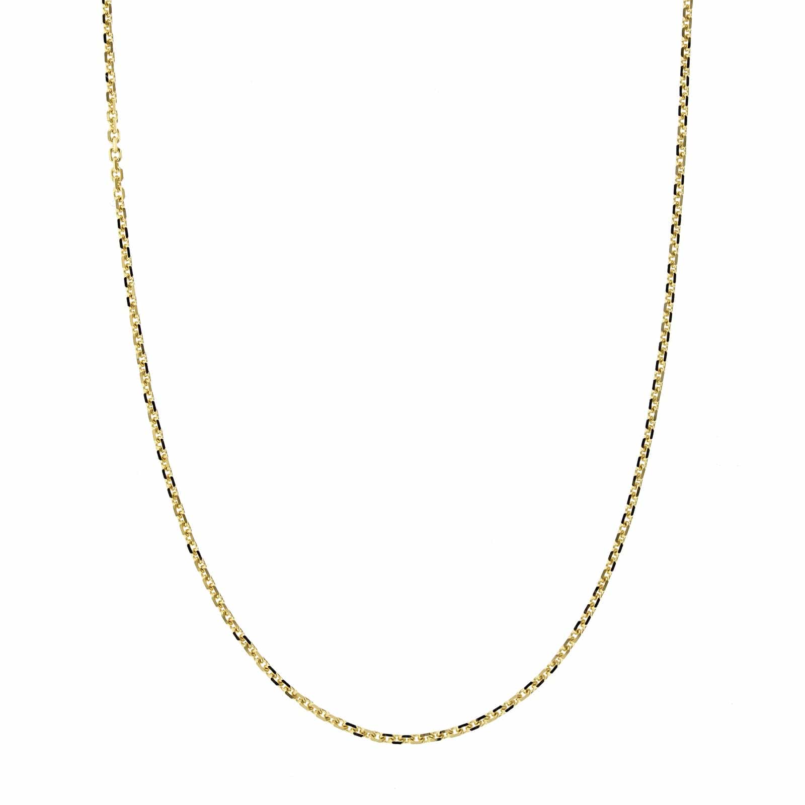 14K Yellow Gold Cable Link Chain