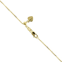 14K Yellow Gold Cable Link Chain