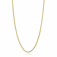14K Yellow Gold Wheat Chain