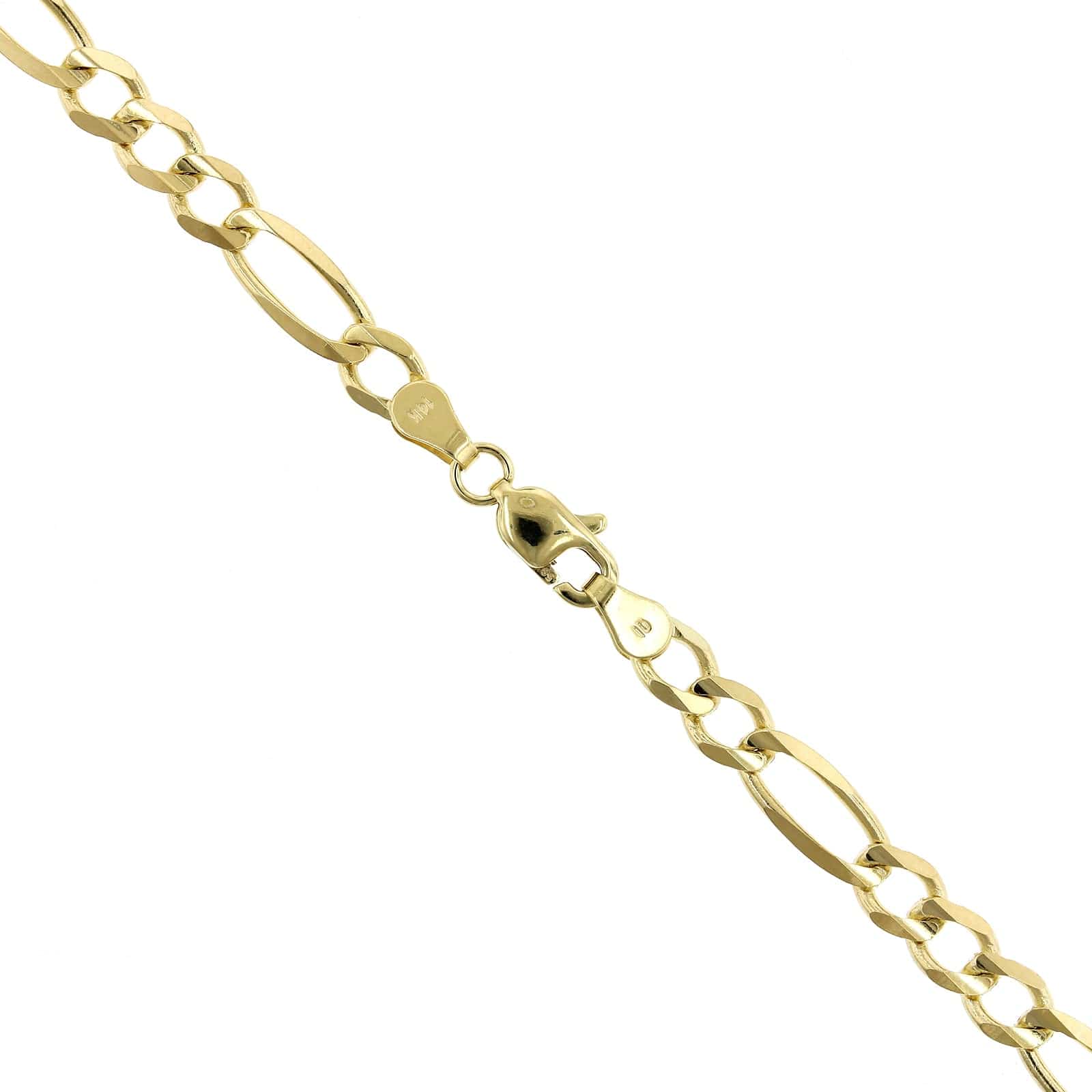 14K Yellow Gold Figaro Chain