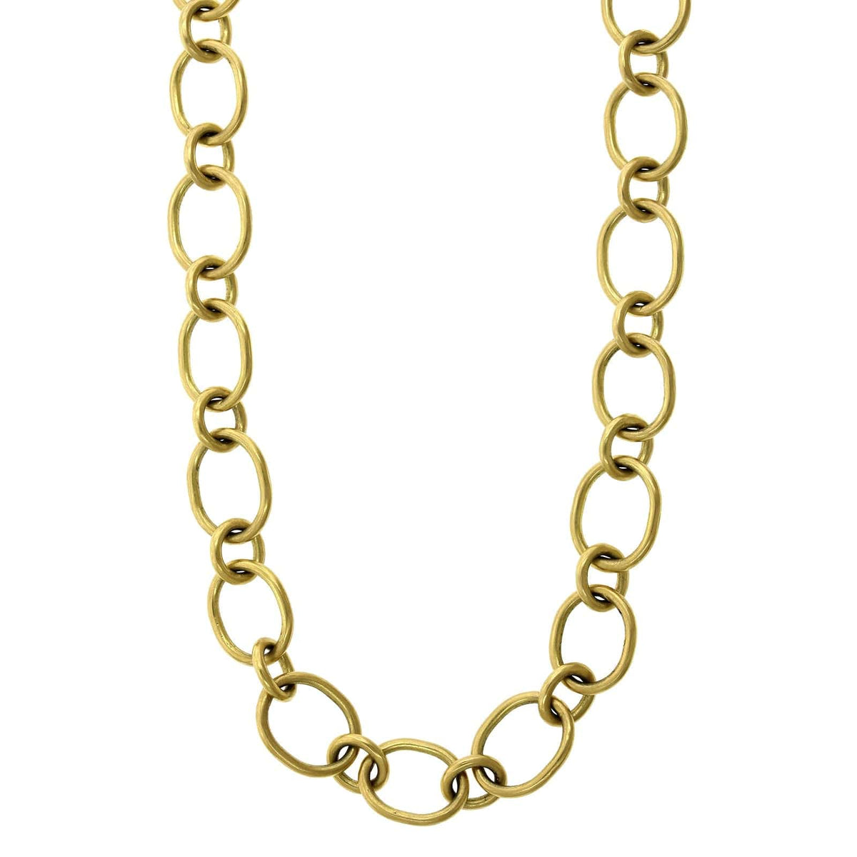 14K Yellow Gold Oval Link Chain, 14k yellow gold, Long's Jewelers