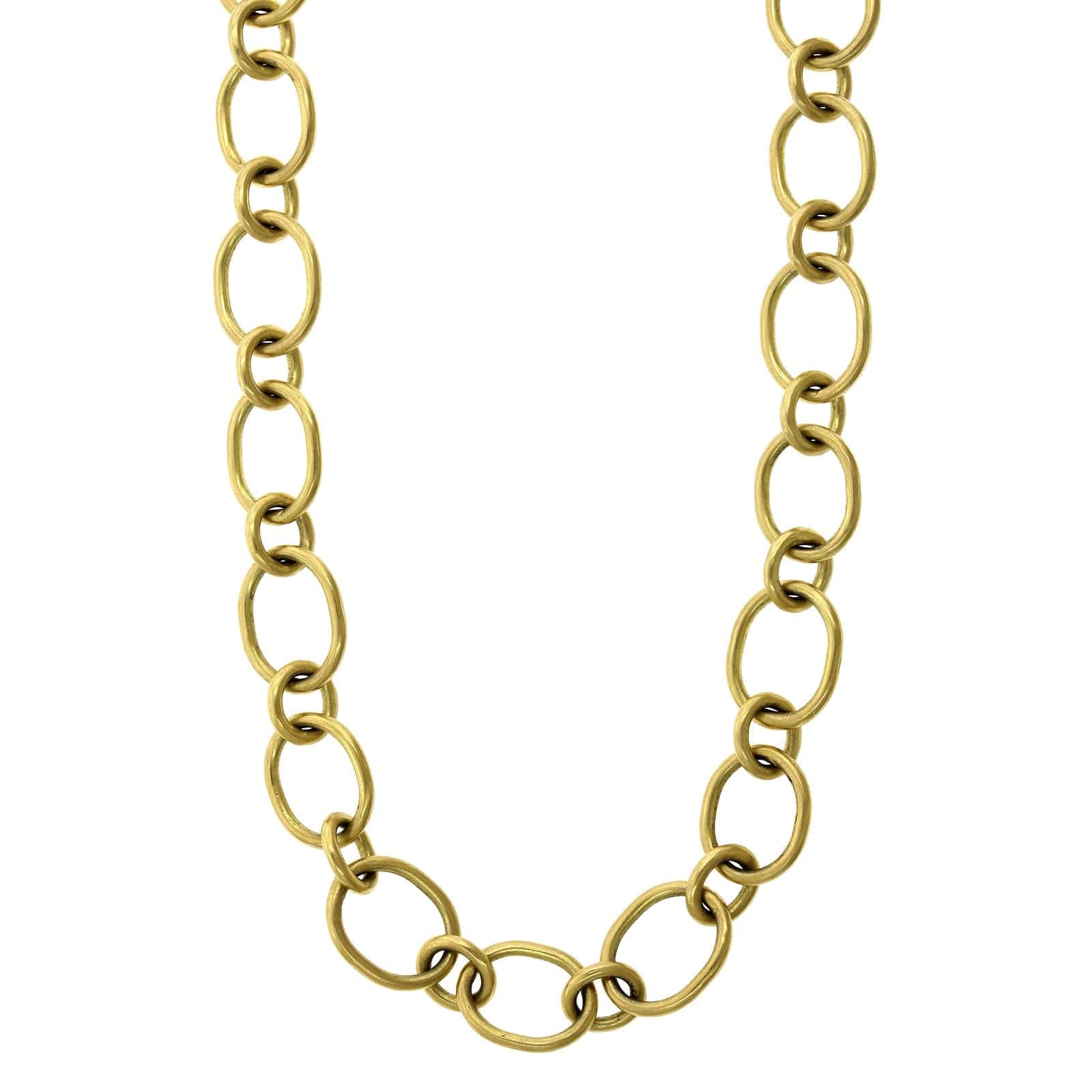 14K Yellow Gold Oval Link Chain, 14k yellow gold, Long's Jewelers
