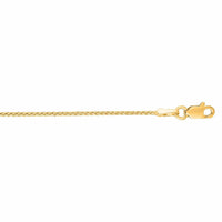 14K Yellow Gold Wheat Chain