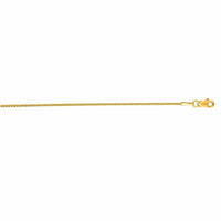 14K Yellow Gold Wheat Chain