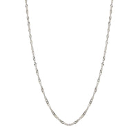 14K White Gold Singapore Chain