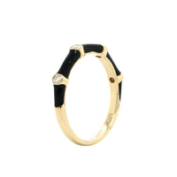 Personalized Ava Enamel Diamond Ring