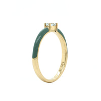 Personalized Eloise Enamel Ring
