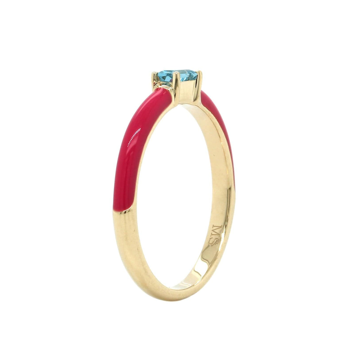 Personalized Eloise Enamel Ring
