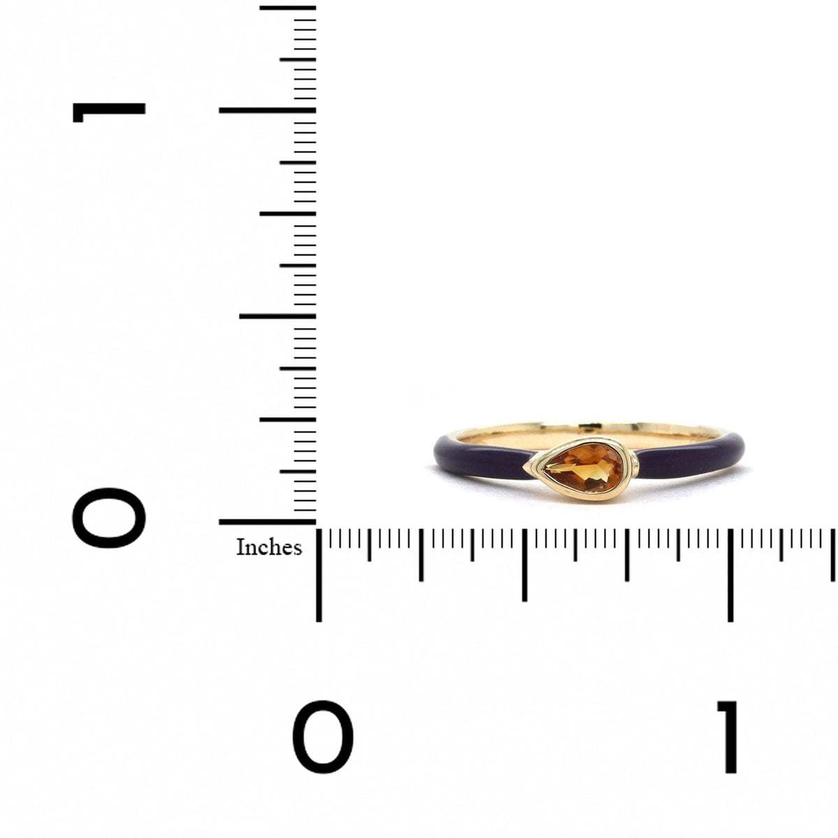 Personalized Frankie Enamel Ring