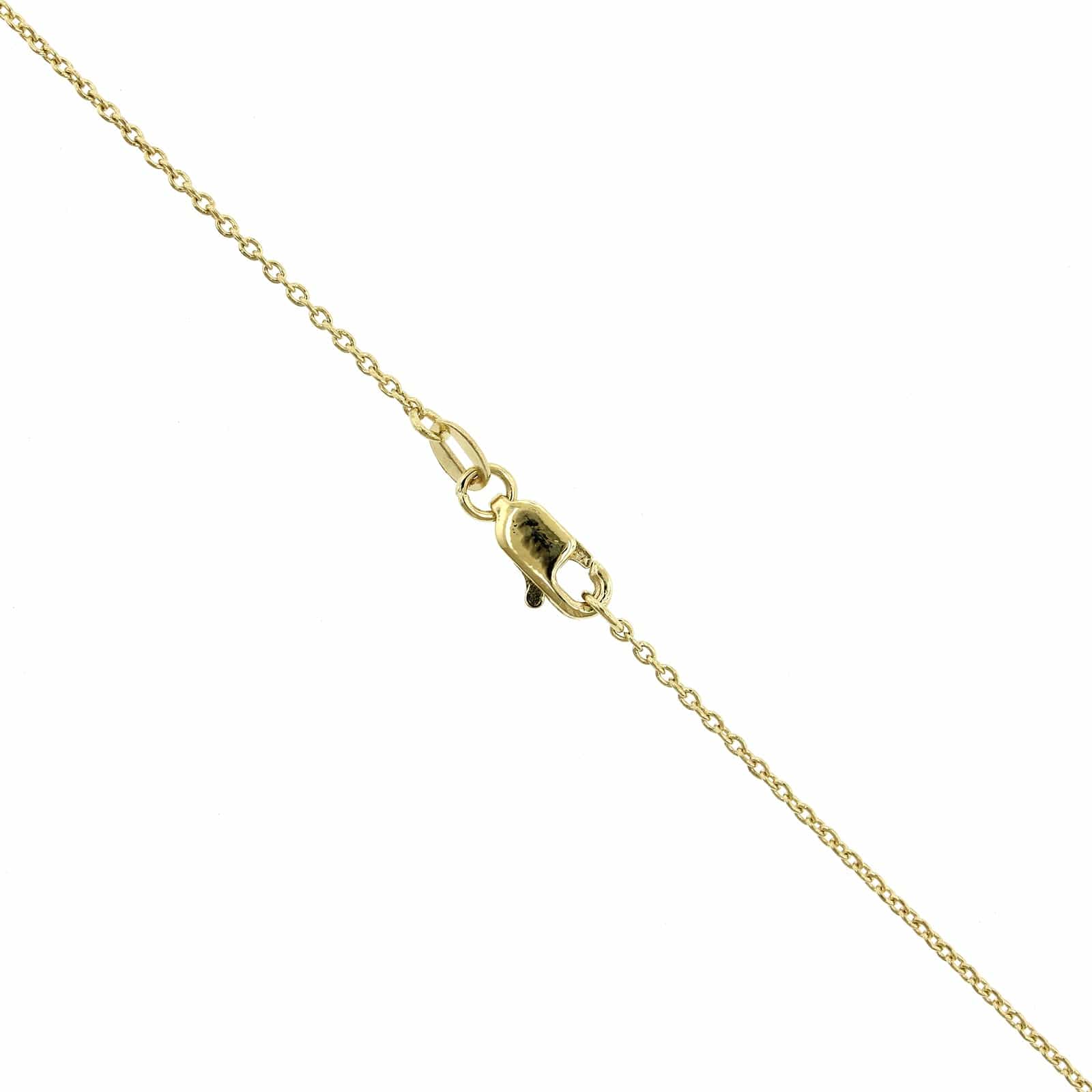 Personalized Isla Diamond Dog Tag Engravable Necklace