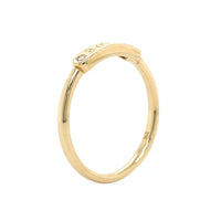 Personalized Twiggy Diamond Bar Ring