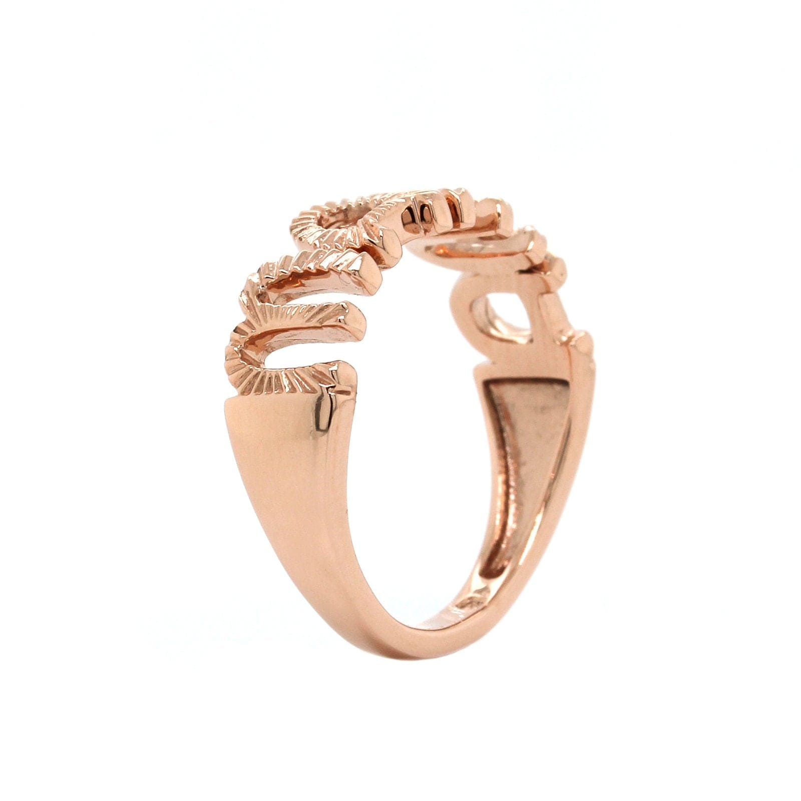 Personalized Veda Fluted Ring