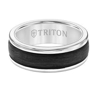 Tungsten and Carbon Fiber Band, Tungsten, Long's Jewelers