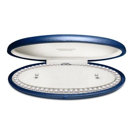 Mikimoto 18K White Gold Pearl 3 Piece Set
