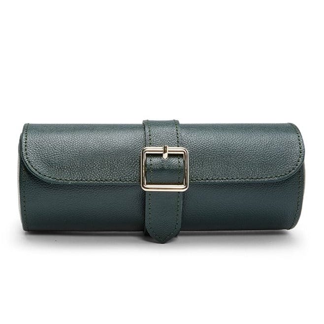 British Racing Green Triple Watch Roll