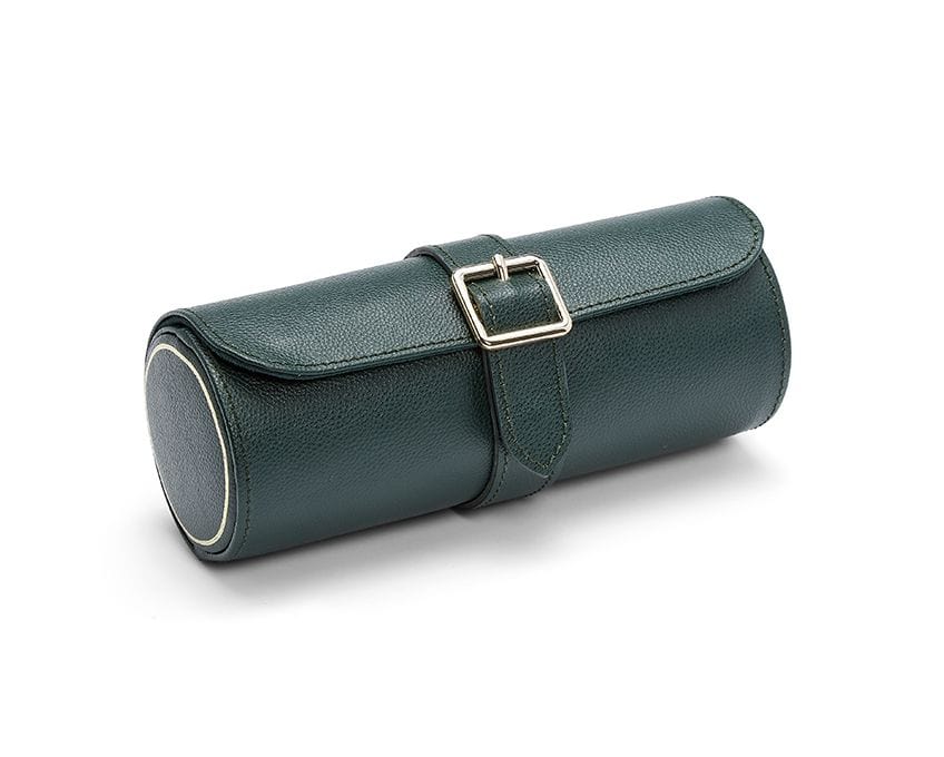 British Racing Green Triple Watch Roll