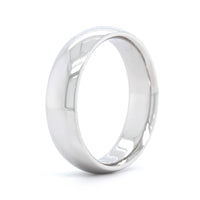 14K White Gold Polished Band
