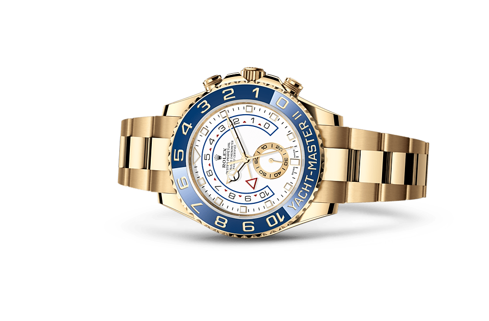 Yacht-Master II, Oyster, 44 mm, yellow gold Laying Down
