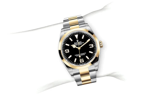 Explorer 36, Oyster, 36 mm, Oystersteel and yellow gold Specifications