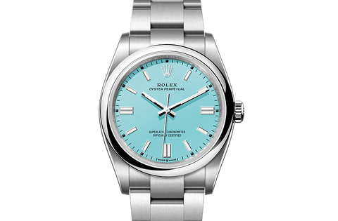 Oyster Perpetual 36, Oyster, 36 mm, Oystersteel Front Facing