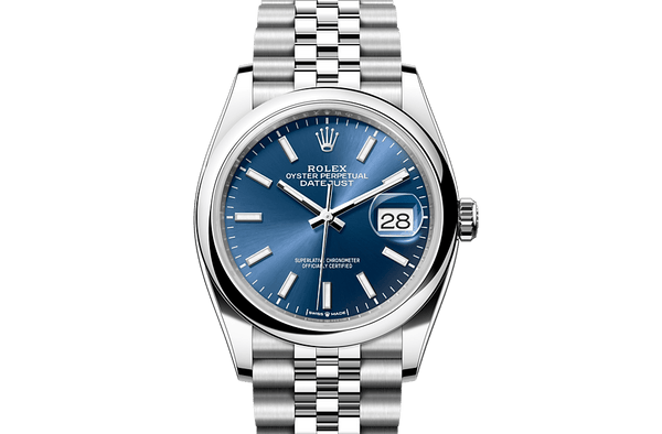 Datejust 36, Oyster, 36 mm, Oystersteel Front Facing