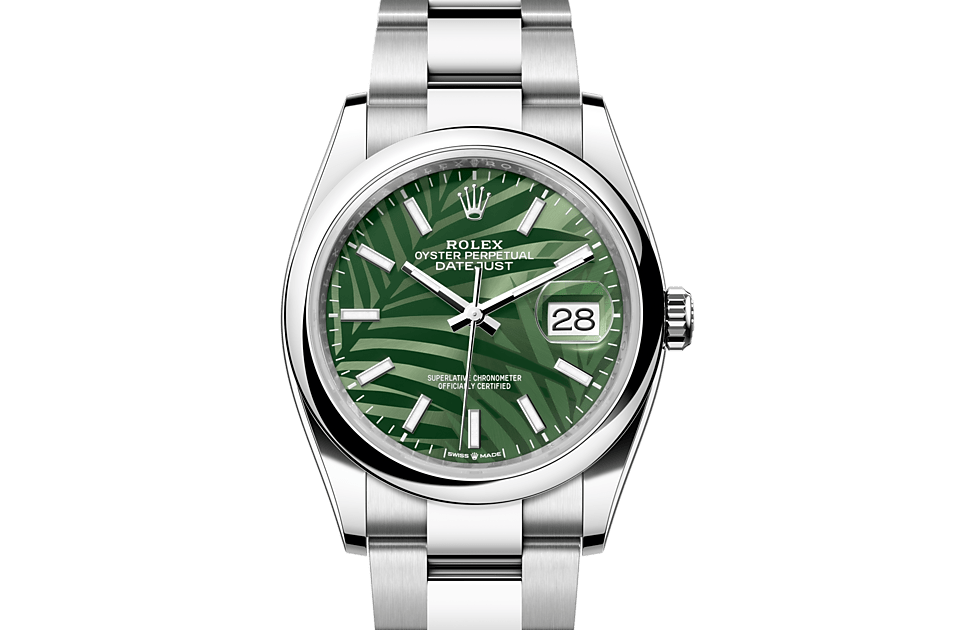 Datejust 36, Oyster, 36 mm, Oystersteel Front Facing
