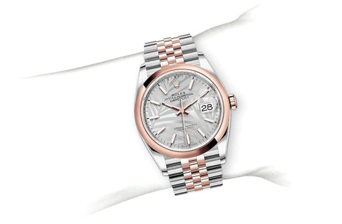 Datejust 36, Oyster, 36 mm, Oystersteel and Everose gold Specifications