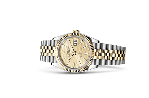 Datejust 36, Oyster, 36 mm, Oystersteel and yellow gold Laying Down