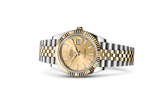 Datejust 41, Oyster, 41 mm, Oystersteel and yellow gold Laying Down