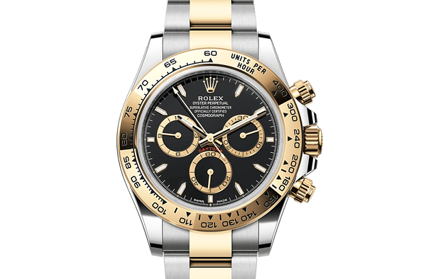 Cosmograph Daytona, Oyster, 40 mm, Oystersteel and yellow gold Front Facing