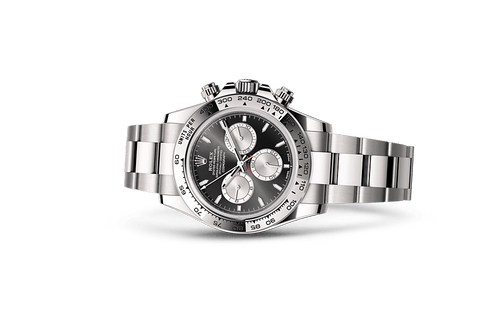 Cosmograph Daytona, Oyster, 40 mm, white gold Laying Down
