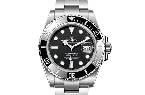 Submariner Date, Oyster, 41 mm, Oystersteel Front Facing