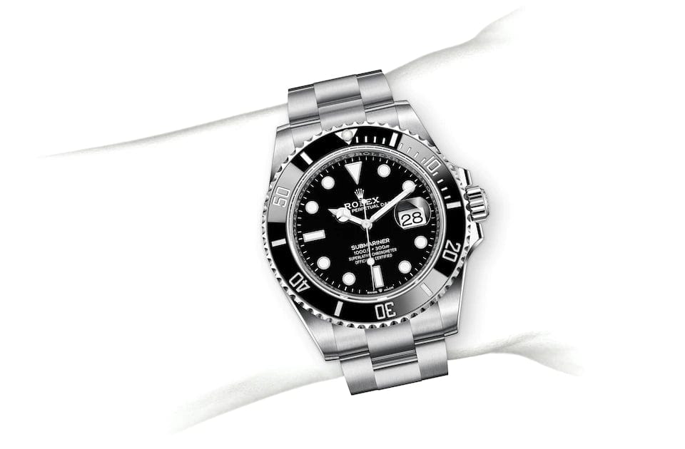 Submariner Date, Oyster, 41 mm, Oystersteel Specifications