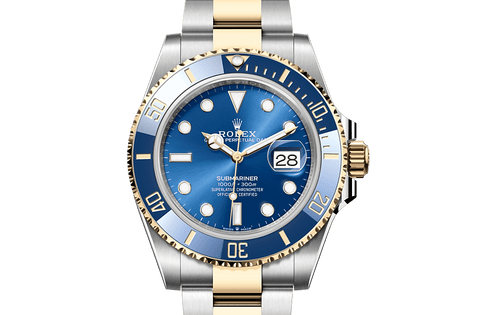 Submariner Date, Oyster, 41 mm, Oystersteel and yellow gold Front Facing