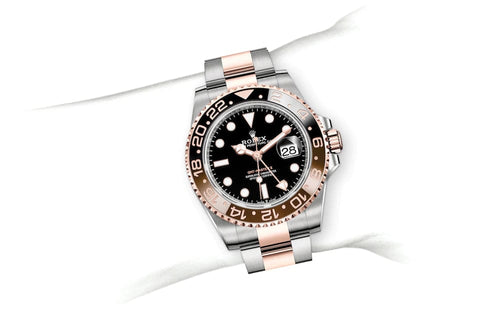 GMT-Master II, Oyster, 40 mm, Oystersteel and Everose gold Specifications