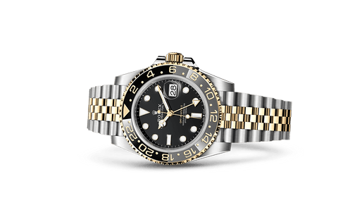 GMT-Master II, Oyster, 40 mm, Oystersteel and yellow gold Laying Down