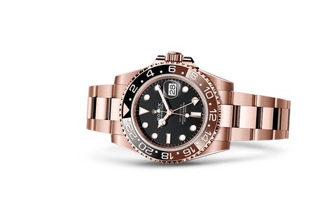 GMT-Master II, Oyster, 40 mm, Everose gold Laying Down
