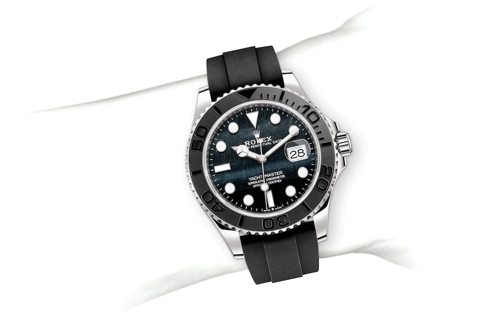 Yacht-Master 42, Oyster, 42 mm, white gold Specifications
